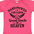 thumbnail image 4 of Inktastic Handpicked for Earth by My Great Uncle in Heaven Boys or Girls Baby Bodysuit, 4 of 5
