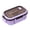 Purple, variant on Bdday Portable Plastic Partition Integrated Lunch Box Multi-Functional Light Food Bento Box Bento Box Lunch Box