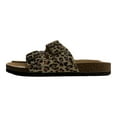 thumbnail image 4 of Mountain Sole Women's Double Buckle Easy Slide On Sandal (Leopard, 11), 4 of 7