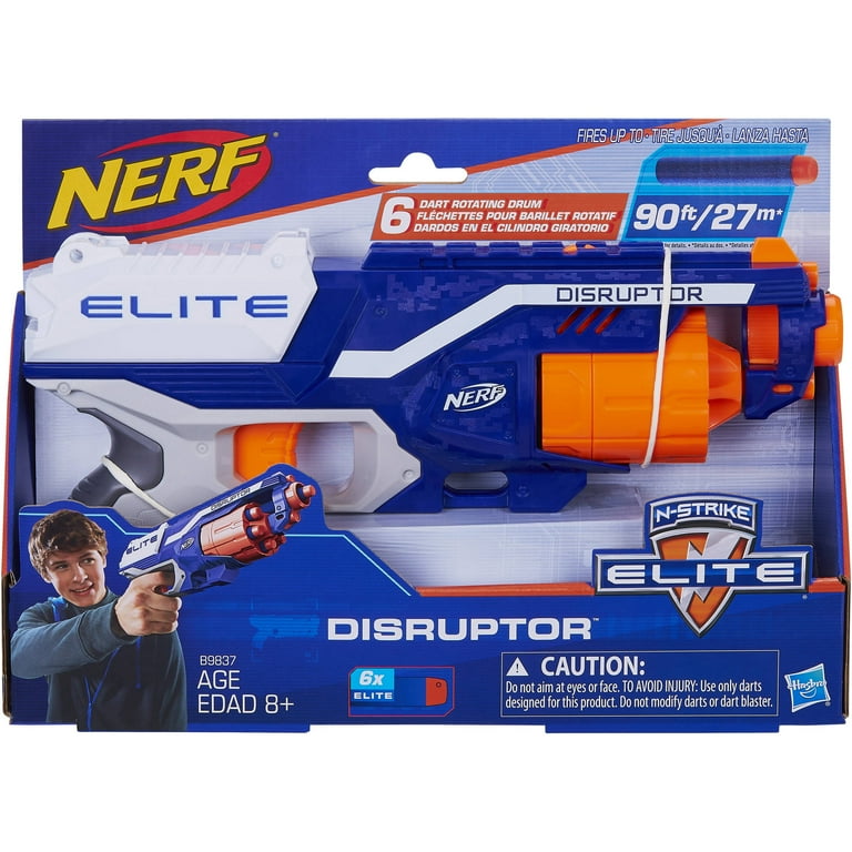 Nerf N-Strike Elite Disruptor Blaster with 6-Dart Rotating Drum
