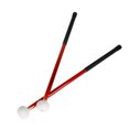 thumbnail image 3 of Homoyoyo Red Alloy Drumsticks with Felt Tips, for Practice and Performance, 1 Pair, 3 of 6