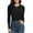 Black, variant on PrettyGuide Women's Crewneck Sweater Long Sleeve Slim Fit Basic Ribbed Knit Casual Tops Pullover Sweater