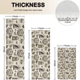 thumbnail image 4 of Beige Curiosity Shoppe Pattern Kitchen Rugs Sets Of 3,Kitchen Runner Rugs Non Skid Washable,Decorative Kitchen Floor Mats for Kitchen,Sink,Laundry,17"x30"+ 17"x47" + 17"x59", 4 of 6