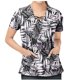 thumbnail image 1 of Uniformes de enfermera estampados para mujer, camisetas transpirables de manga corta con cuello en V y tallas grandes, camisetas con bolsillos Pompotops  hkajfhjk457538, 1 of 1