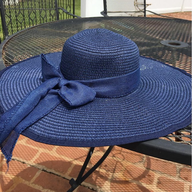 Kiibsot Beach Hats for Women Big Straw Wide Brim Summer Hat  display picture 2