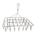 thumbnail image 1 of Pinzas Para Calcetines, 36 Pinzas Para Ropa De Acero Inoxidable, Perchas Portátiles Para Secadoras De Camping, Pequeños Ganchos Giratorios, Perchas A Prueba De Viento, Calcetines, Ropa De Bebé,, 1 of 5