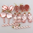 thumbnail image 5 of 13PCS Christmas Ball Ornaments Set – Christmas Candy Cane Shatterproof Balls and Hanging Ornaments for Indoor Outdoor Xmas Christmas Tree, Holiday Wedding Party, Home Décor, 5 of 5
