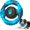 Blue, variant on Heavy Duty Dog Chew Toy, Steering Wheel Squeaky Toy for Large Dogs, Blue or Purple