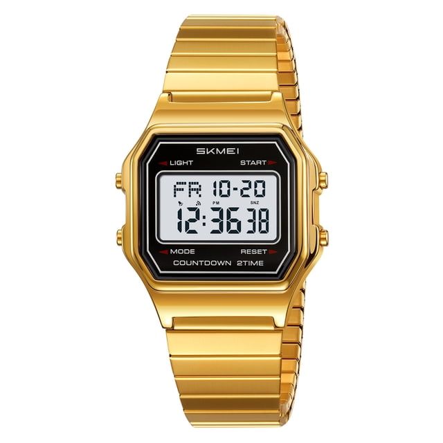 Digital Watch For Men Waterproof With Luminous Display Stopwatch Calendar Alarm 100 M Water Resistance For Hiking Camping Running Swimming