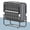 with Headboard, variant on BIZOEIRON Folding Bed with 5 inch Mattress, 74" x 38" Twin Size Rollaway Guest Bed for Adults, Heavy Duty Metal Frame