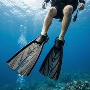 Atomic Aquatics HEC Open Heel Split Fins with Spring Strap