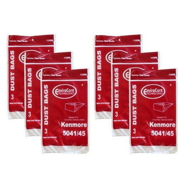 18 Compatible with Kenmore #20-5045 Type H Canister Vacuum Cleaner Bag Model 203040 24025 23040