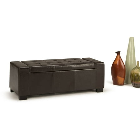 Simpli Home Laredo Large Storage Ottoman Bench - Walmart.com Simpli Home Laredo Large Storage Ottoman Bench - Simpli Home Laredo Large Storage Ottoman Bench - Walmart.com