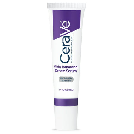 CeraVe Skin Renewing Face Serum for Fine Lines & Wrinkles,1.0
