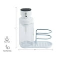 thumbnail image 3 of Kitchenaid Satin Wire Soap Pump and Sponge Caddy in White, 3 of 12
