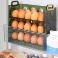 thumbnail image 4 of Caja de Almacenamiento de Huevos de 30 Rejillas, Soporte para Caja de Huevos, Bandeja Organizadora de Huevos de Gran Capacidad con Asa, Contenedor de Huevos para Refrigerador, 4 of 5
