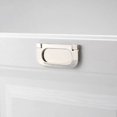 thumbnail image 4 of Poignée de Porte invisible en Acier Inoxydable Argent Armoire Tiroir Accessoires de Garde-Robe avec Vis Poignée de Porte d'Armoire de Cuisine starlight 4 Pcs, 4 of 5