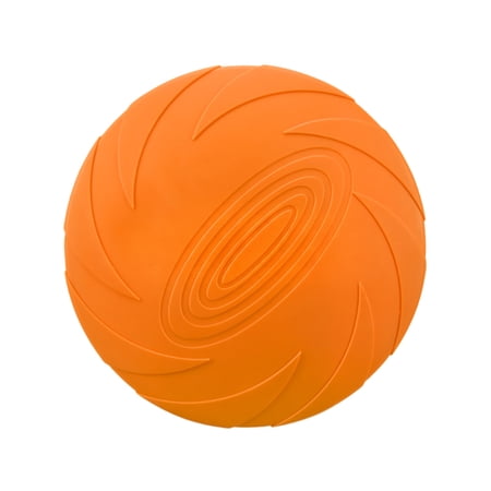 FTsdfkl 1PC Soft Rubber Dog Interactive Flying Disc Toy for Dogs Durable Bite-Resistant Pet Toy for Outdoor Training & Fetch 5.9Inch