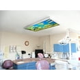 thumbnail image 6 of Octo Lights - Fluorescent Light Covers - 2x4 Flexible Ceiling Light Filters - For Classrooms and Offices - Ocean 005, 6 of 7