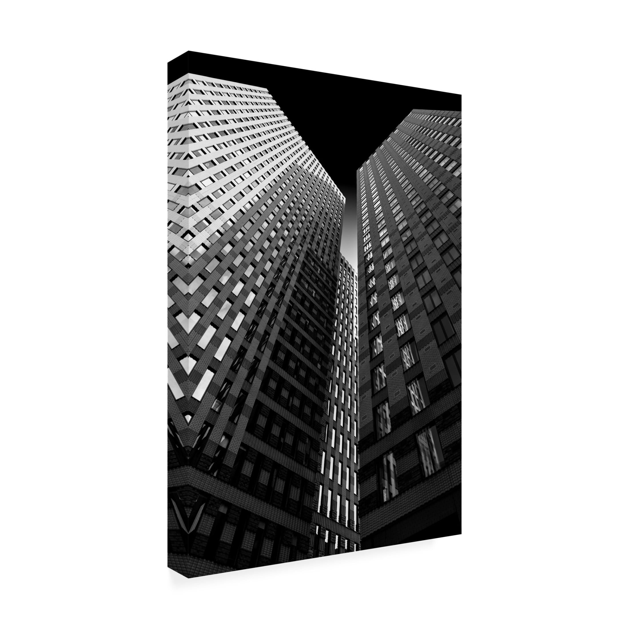 Canvas Wall Art - Greetje van Son 'Between Giants' Wall Art for Living Room, Bedroom, or Office Décor by Trademark Fine Art - 12 x 19 Inches