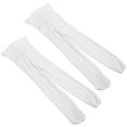 thumbnail image 3 of 2 pares de medias de ballet para adultos, calcetines de baile, medias de baile, pantimedias elásticas para mujeres y niñas (talla S para una altura de 100 a 130 cm, color blanco), 3 of 6