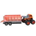 thumbnail image 1 of Model Trailer Container Truck Simulation Inertia Engineering Truck 4WD City Construction Vehicle Toy for Kids GiftKLX600?192A 4WD Inertia Alloy Fence Trailer (Red),, 1 of 5