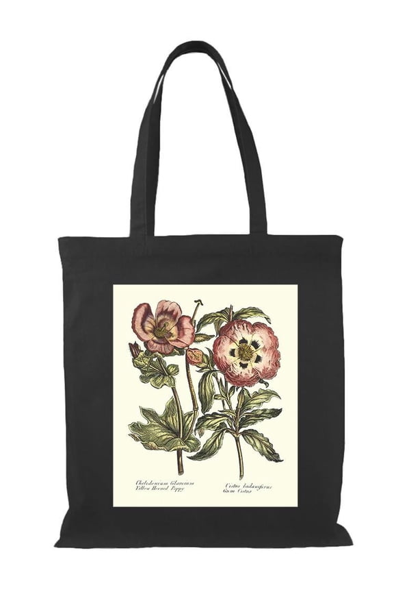 Framboise Floral Iv Tote Bag - Sydenham Edwards Designs, One Size Cotton Canvas Tote Bag
