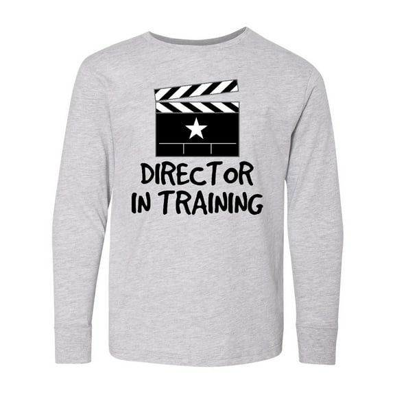 Inktastic Director in Training Long Sleeve Youth T-Shirt