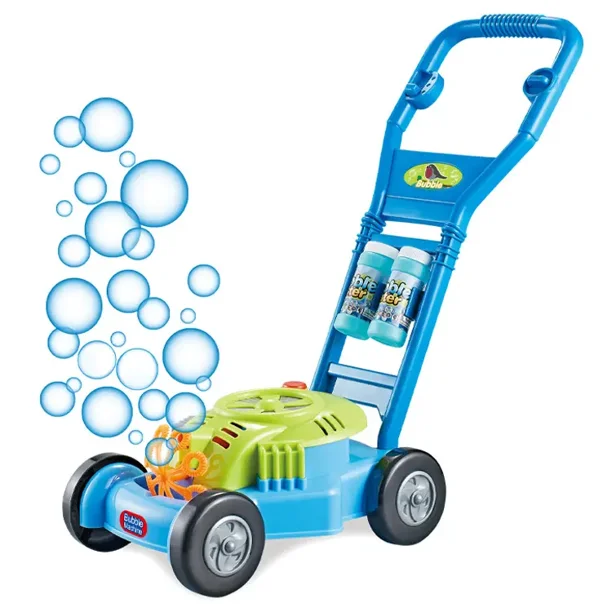 Juguete de cortacésped de burbujas con música y sonidos reales para mover césped, en interiores y exteriores, divertido y saludable ejercicio para niños, niños pequeños, niñas y niños KG KINDERGARTEN FH662