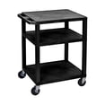 thumbnail image 1 of Carrito utilitario de almacenamiento multiusos con ruedas Offex, negro, 34 cm, 1 of 5