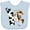 AE-Light Blue, variant on Inktastic I'm One-cowboy Riding Horse Birthday Boys Baby Bib