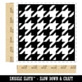 thumbnail image 2 of Houndstooth Pattern Block Self-Inking Rubber Stamp Ink Stamper - Red Ink - Large 1-1/2 Inch, 2 of 7