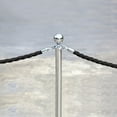 thumbnail image 7 of Uxcell Stanchion Rope 1.5m/5Ft Twisted Barrier Rope with Snap Hooks for Queue Crowd Control, Black Silver, 7 of 7