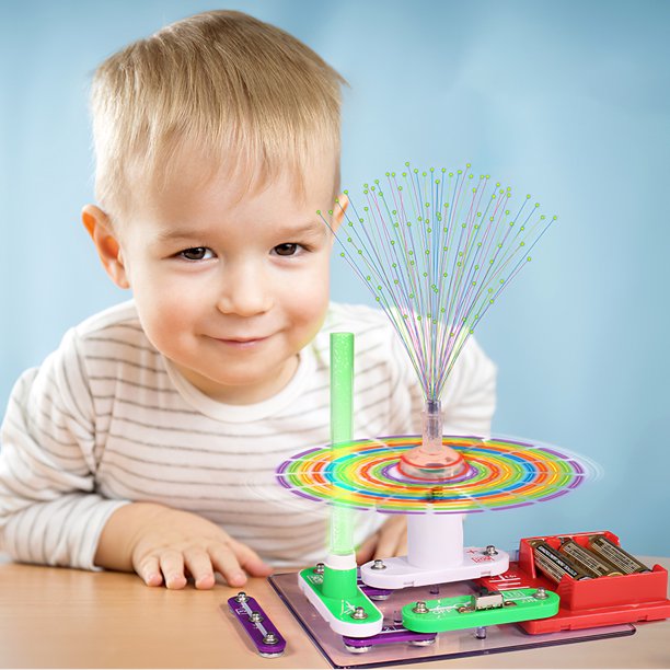 Kit De Experimentos De Circuito Para Niños, Montaje De Bloques De