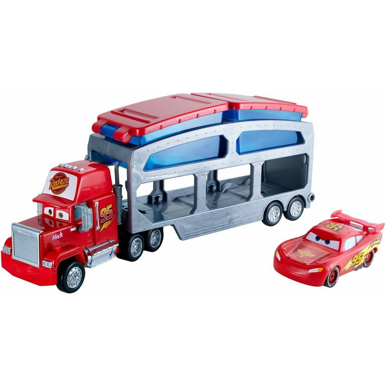 Disney/Pixar Cars Mack Dip & Dunk Trailer with Lightning