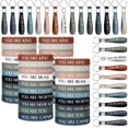 thumbnail image 1 of Set de 120 pulseras y llaveros motivacionales Sratte, 1 of 7