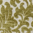 thumbnail image 4 of Fabric Mart Direct Chartreuse Jacquard Velvet Fabric By The Yard, 54 inches / 137 cm width, 7 Continuous Yards Green Jacquard Fabric, Flowers Floral, Upholstery Drapery Curtain Wholesale Fabric, 4 of 8