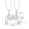 thumbnail image 1 of Fashion Game Controller Couple Necklace Magnetic Matching Necklace For Couples Best Friends Friendship Necklace, 1 of 8