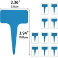 thumbnail image 2 of 50PCS 2.36X3.94'' Thick T-Type Plastic Garden Plant Labels Nursery Seed Seedling Flower Marker Classification Sign Decoration, 2 of 6