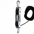 Okaydehi Rope Hoist Block and Tackle 2200 Lbs Breaking Strength Pulley