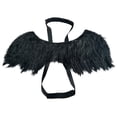 thumbnail image 2 of Adjustable Furry Pet Angel & Bat Wings, Halloween Costume Accessory for Cats and Small Dogs, Fairy Dress‑Up Wings for Pets, 2 of 5