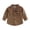 Brown, variant on Ingzy Toddler Boy Denim Shirt Jackets Fall Winter Outwear Button Down Shirt Coat with Pockets