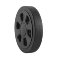 thumbnail image 6 of 4 Pair 60 x 12mm Luggage Wheels Replacement Wear PU Suitcase Replacement Wheels, 6 of 8
