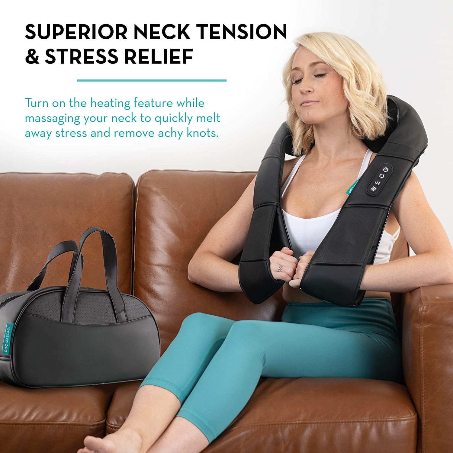 NECKAIR Massages and Warms Your Stiff Neck Just Like a Personal Masseuse -  Tuvie Design