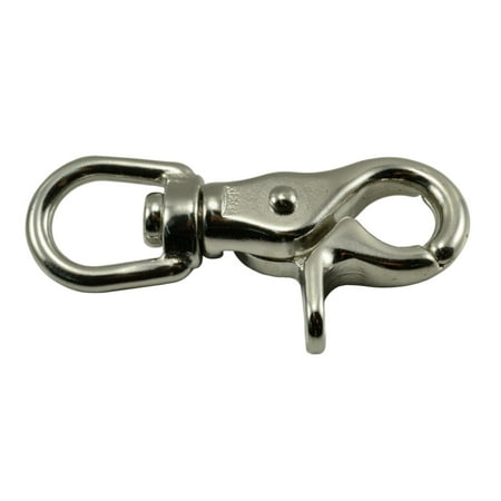 

1/2 316 Stainless Steel Swivel Trigger Snap Hooks (2 pcs.)