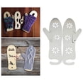 thumbnail image 6 of 3Pairs DIY Wooden Mitten Blockers Display Hand Knitting Gloves Molds for Adults Flower 36x9cm, 6 of 6