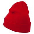 thumbnail image 3 of First Mate Embroidered Long Beanie - Red OSFM, 3 of 5