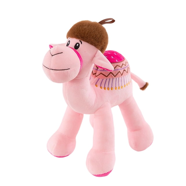 Peluche de camello del desierto, realista, de terciopelo suave, para decoración del hogar, 20 cm