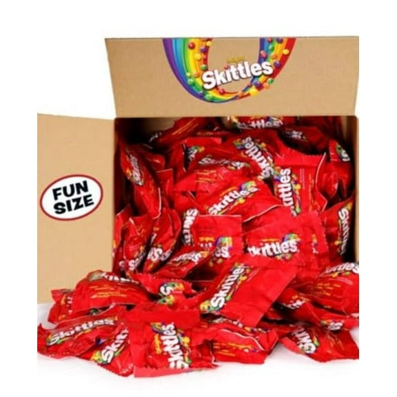 SKITTLES Original Fun Size Candy, 2LB Bulk Candy