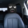 thumbnail image 4 of PRETXORVE Funny Print Headrest Cover Universals Stretchy Style Interesting Headpiece, 4 of 5